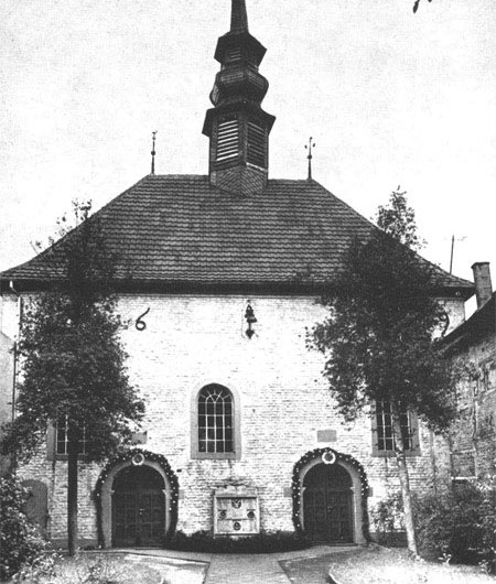 Historische Ansicht der evangelischen Kirche in Süchteln