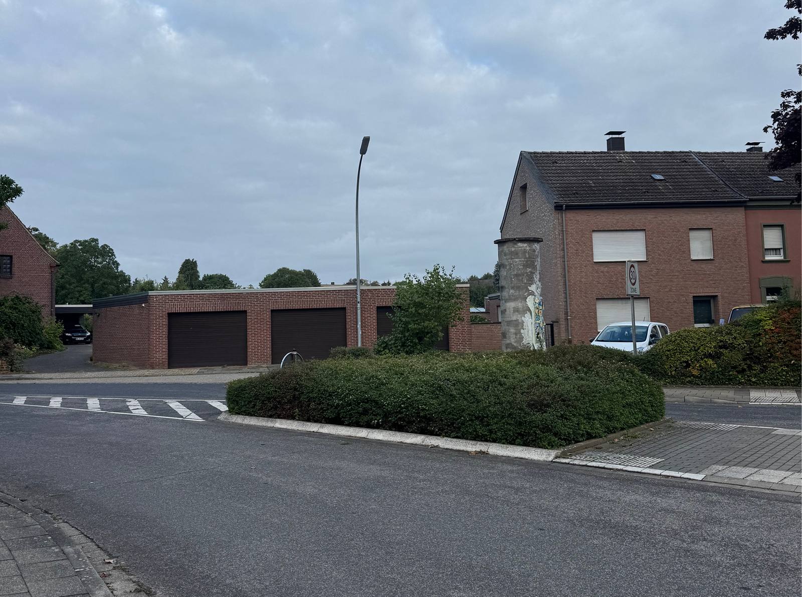 Neu begrünte Fläche in Süchteln